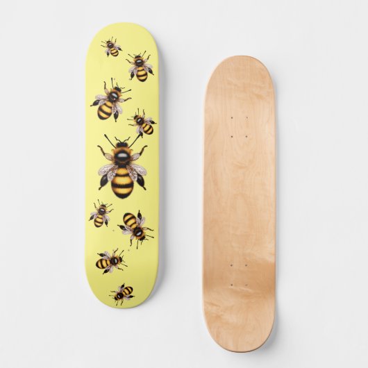 Red onze bijen honingbij skateboard (Voorkant)