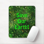 Red onze Earth Mousepad Muismat (Met muis)