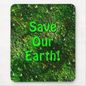 Red onze Earth Mousepad Muismat (Voorkant)