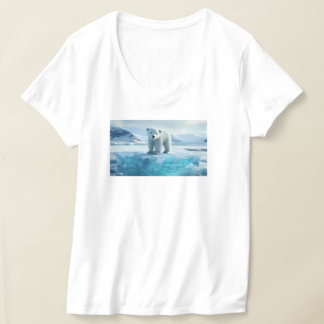 Red onze gletsjers - Polar Beer op ijsblauwe oceaa T-shirt