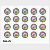 red onze haaien stop met het vinnen van Stickers (Vel)