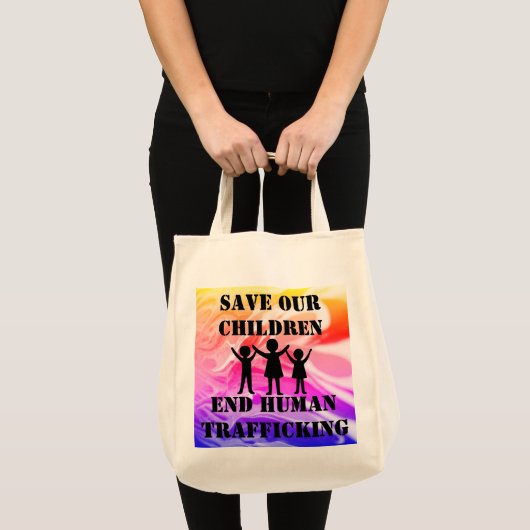 Red onze kinderen - Canvas tas van vrijheid (Voorkant (product))