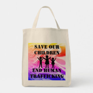 Red onze kinderen - Canvas tas van vrijheid