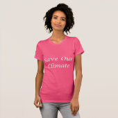 Red Onze Klimaat T-shirt (Voorkant volledig)