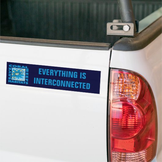 Red onze koraalriffen bumpersticker (Op Truck)