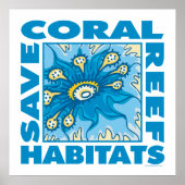 Red onze koraalriffen poster (Voorkant)