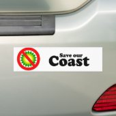 RED ONZE KUST BUMPERSTICKER (Op auto)