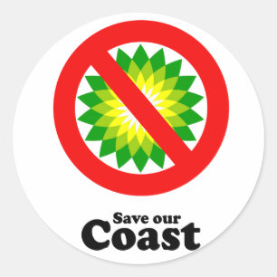 RED ONZE KUST RONDE STICKER