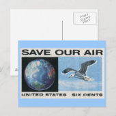 Red onze lucht briefkaart (Voorkant / Achterkant)