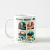 Red onze nationale parken koffiemok (Links)