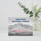 Red onze Nationale Parken Verzet 1 Briefkaart (Staand voorkant)