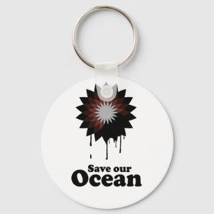 RED ONZE OCEAAN SLEUTELHANGER