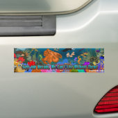 Red onze oceanen bumpersticker 1 (Op auto)