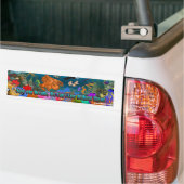Red onze oceanen bumpersticker 1 (Op Truck)