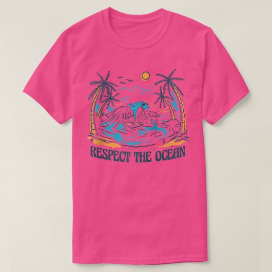Red onze oceanen orca-walvis t-shirt (Design voorkant)