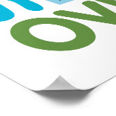 Red onze oceanen - Stop overbevissing Poster (Hoek)