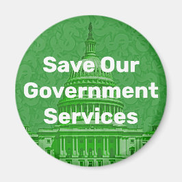 Red onze overheidsdiensten magneet