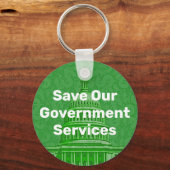 Red onze overheidsdiensten sleutelhanger (Voorkant)