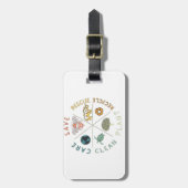 🌎💚 Red Onze Planeet 🌿 Bagagelabel (Voorkant verticaal)