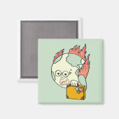 Red onze planeet - dag van de Aarde Magneet (Voorkant / Achterkant)