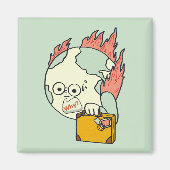 Red onze planeet - dag van de Aarde Magneet (Voorkant)