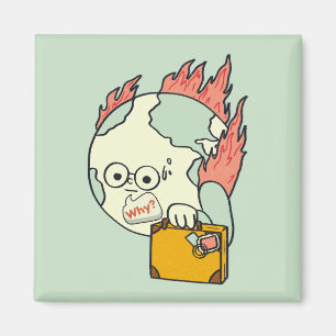 Red onze planeet - dag van de Aarde Magneet