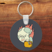 Red onze planeet - dag van de Aarde Sleutelhanger (Voorkant)