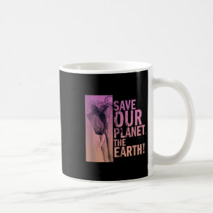 Red onze planeet De Aarde Olifant Milieu P Koffiemok