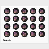 Red onze planeet De Aarde Olifant Milieu P Ronde Sticker (Vel)