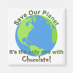 Red onze planeet Magnet