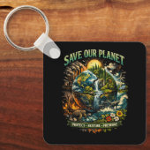Red Onze Planeet Sleutelhanger (Voorkant)