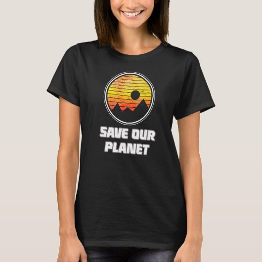 Red onze planeet t-shirt (Voorkant)