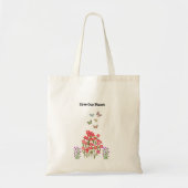 Red onze planeet tote bag (Voorkant)