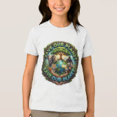 RED ONZE PLANEET Tri-Blend SHIRT (Voorkant)