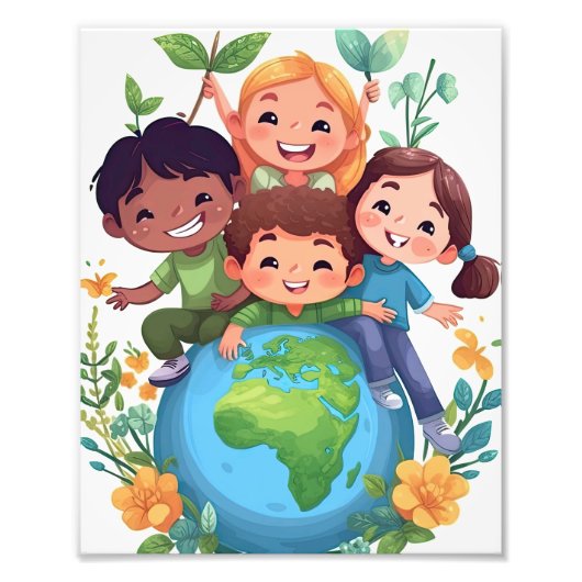 Red onze prachtige beschermde Planten bomen Foto Afdruk (Voorkant)