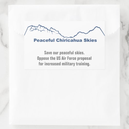 Red onze vreedzame stickers (Tas)