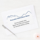 Red onze vreedzame stickers (Envelop)