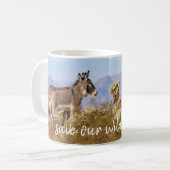 Red onze wilde burros koffiemok (Voorkant links)