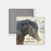 Red onze wilde mosterdmijnen van het Westen Magneet (Voorkant / Achterkant)