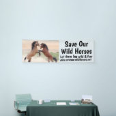 Red onze wilde paarden 2,5 x 8 banner (Beurs)