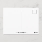 Red onze wilde paarden briefkaart (Achterkant)