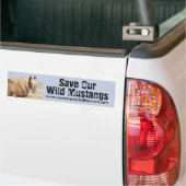 Red onze wilde paarden bumpersticker (Op Truck)
