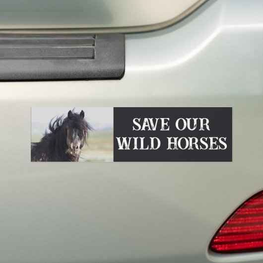 Red onze wilde paarden Jetstream Bumpersticker (Op auto)