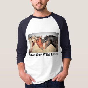Red onze wilde paarden t-shirt