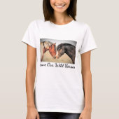 Red onze wilde paarden t-shirt (Voorkant)