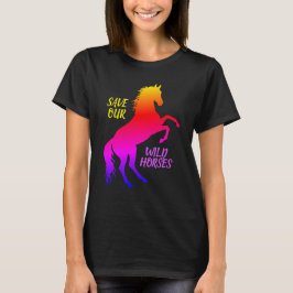 Red onze wilde paarden t-shirt