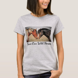 Red onze wilde paarden t-shirt