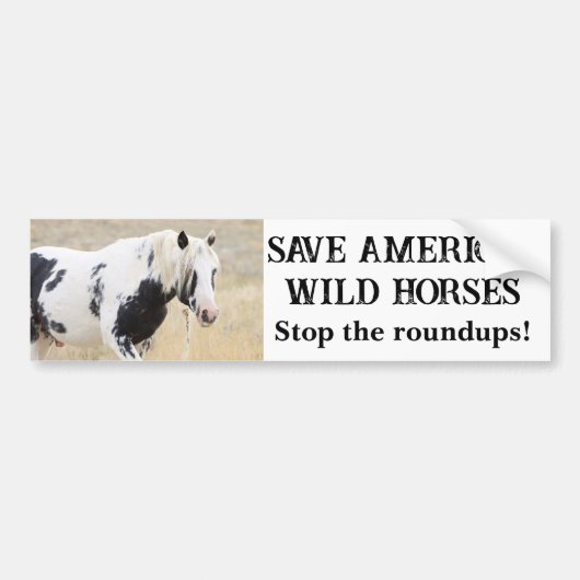 Red onze wilde paarden Thor Bumpersticker (Voorkant)