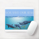 Red onze Zeeen Mousepad Muismat (Met muis)