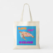 Red onze zeeschildpad tote bag (Achterkant)